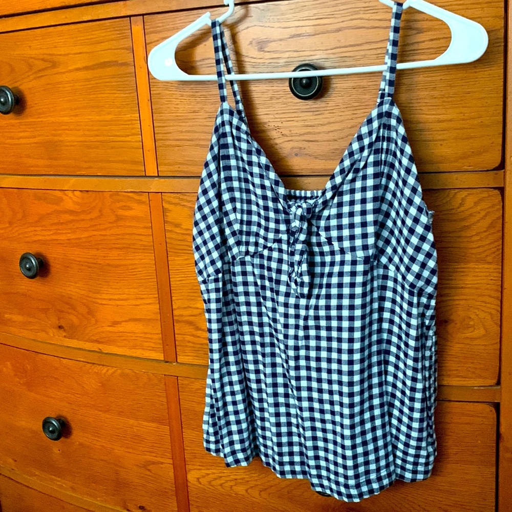 Old Navy gingham top